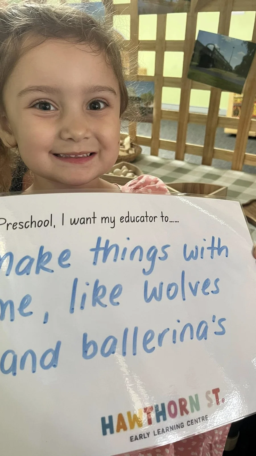 A child engaged in an early learning experience
