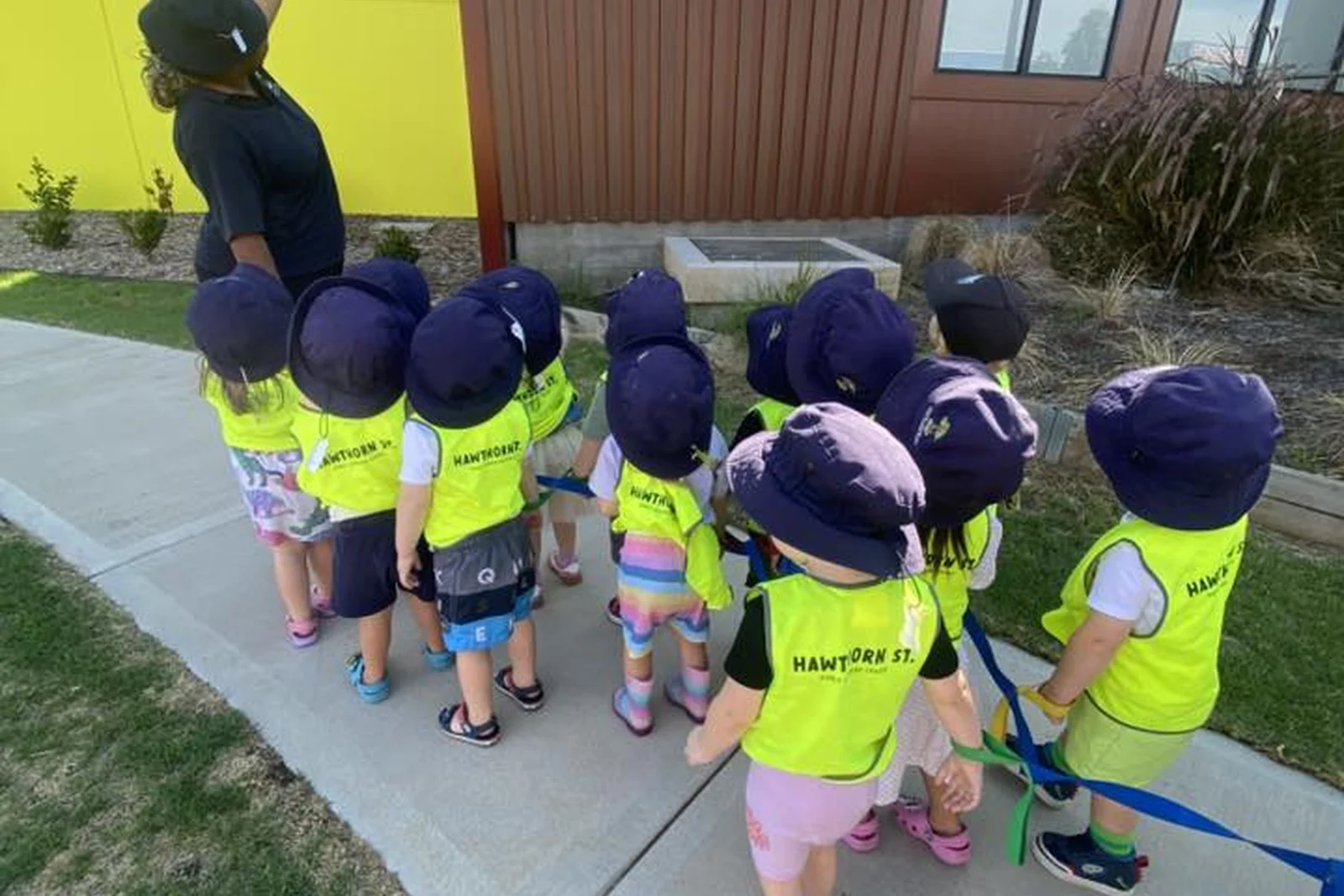 A child learning through play and exploration