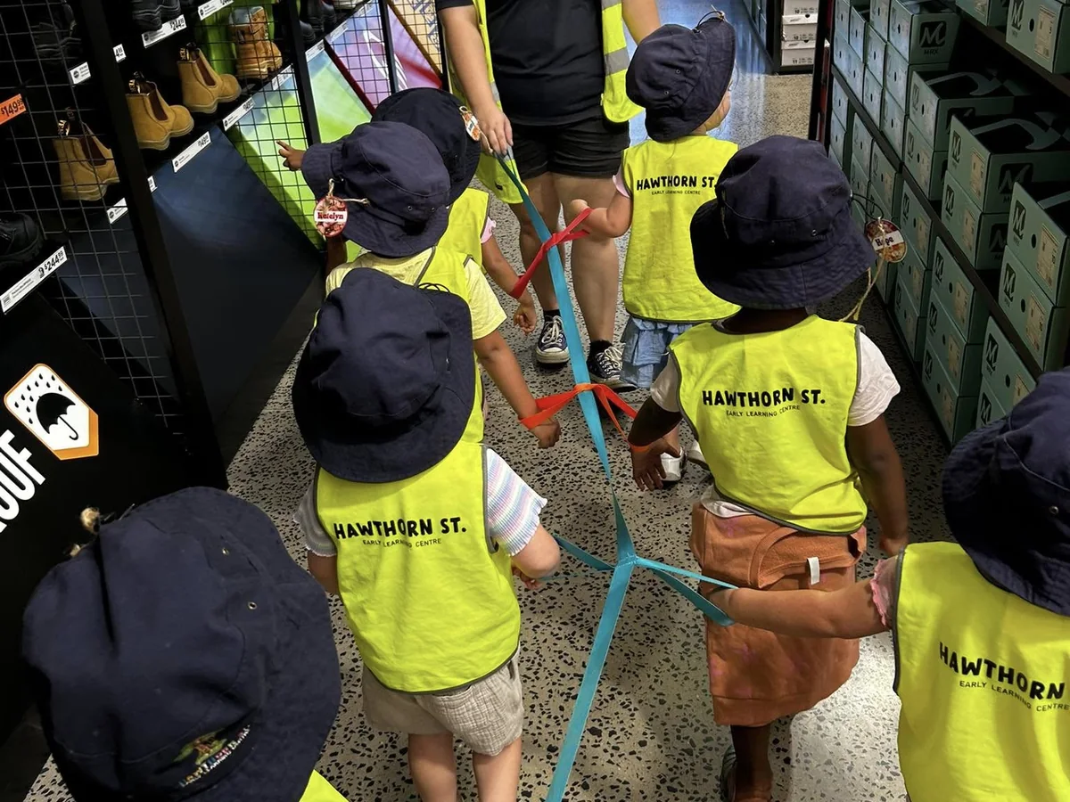 Hawthorn Street children and educators learning together