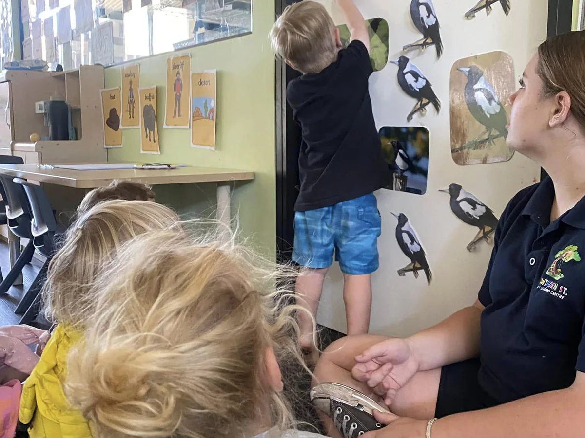 Hawthorn Street children and educators learning together