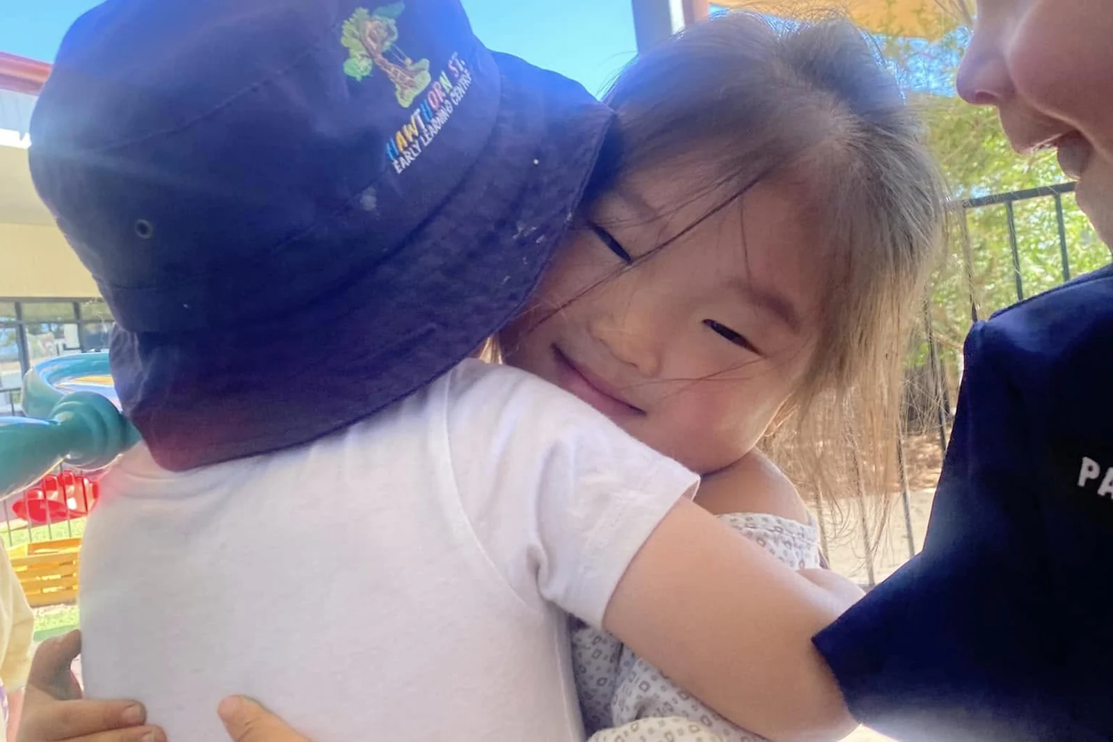 A child learning through play and exploration